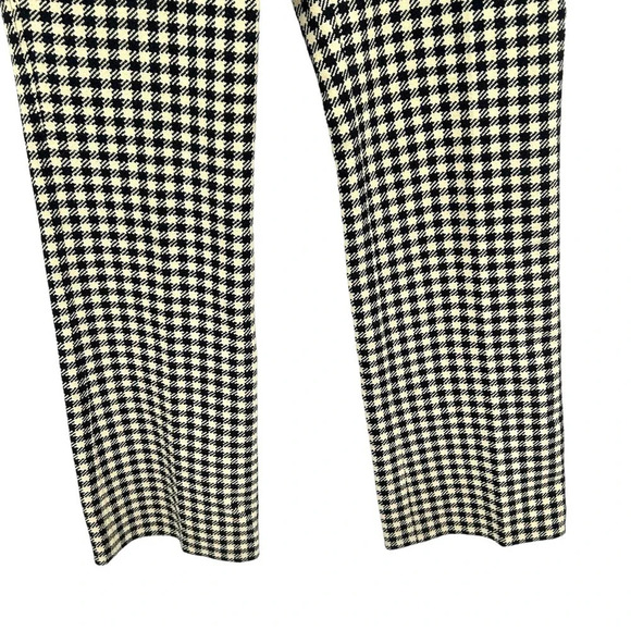 Victoria Beckham Plaid Check Gingham‎ Houndstooth Pants Trousers Size US 10 - Picture 5 of 12